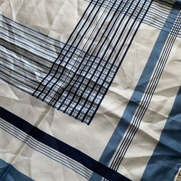 Elizabeth Roma Plaid Silk Scarf - Picture 7 of 12